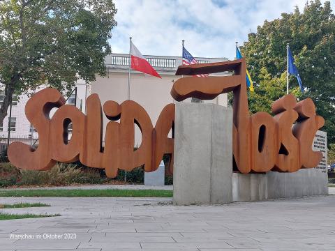 Solidarność-Denkmal in Warschau